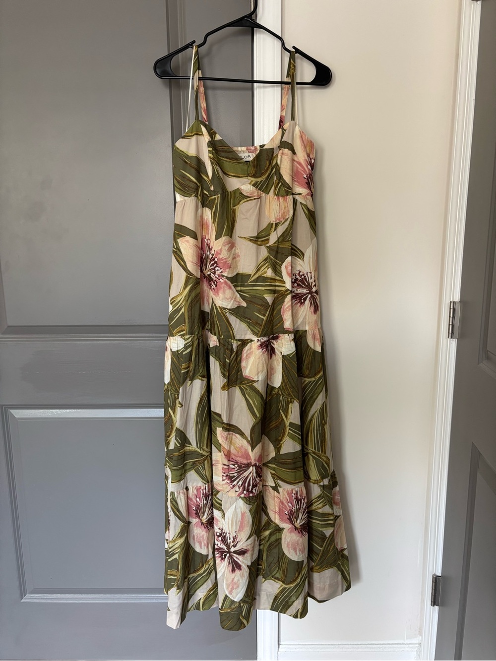 Taylor Floral Maxi Fit and Flare Dress